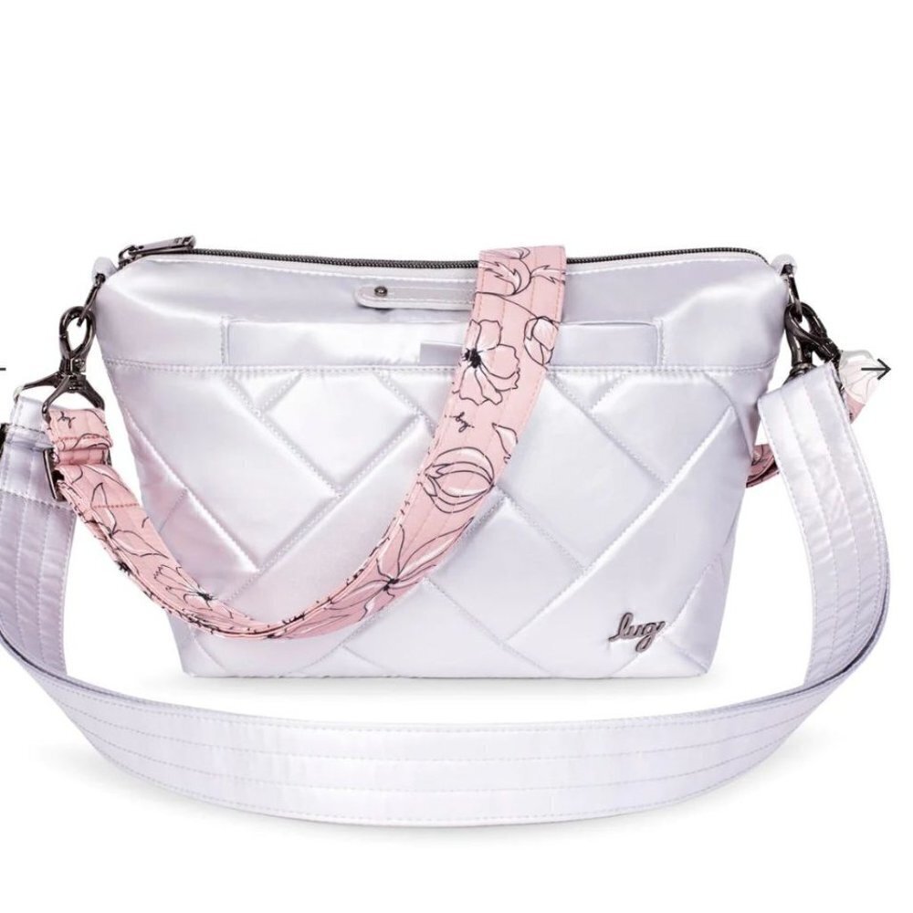 LUG NWT FLare 2 in Metallic Silver with 2 straps